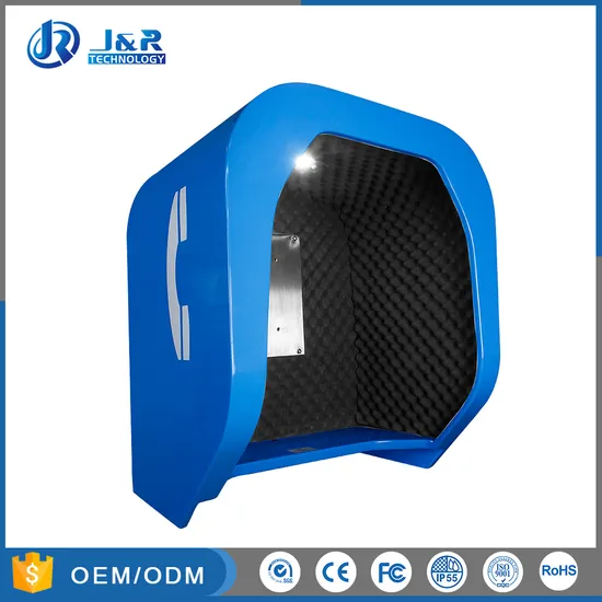 Jr-Th-01 Industrial Telephone Hood, -23dB Acoustic Hoods with Lamp